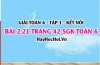 Bài 2.21 SGK Toán 6 tập 1 Kết nối tri thức